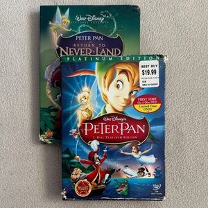 Walt Disney Peter Pan Platinum Edition & Return to Neverland DVD Set